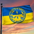 thumbnail image 1 of Flagwix Peace In The World Ukraine Grommet Flag THN3779GFv2 - 3x5 ft., With Flag Pole Rings, 1 of 6
