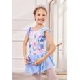 thumbnail image 2 of Oudiya Girls Ruffle Sleeve Ballet Dance Dress Tutu Skirted Leotard, 3-11Y, 2 of 5