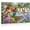 Frame-style, variant on Vibrant Wild Birds Wall Art Colorful Nature Cardinal Birdbath Floral Poster