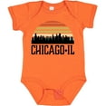 thumbnail image 3 of Inktastic Chicago Illinois Skyline Vintage Boys or Girls Baby Bodysuit, 3 of 5