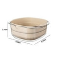 thumbnail image 3 of Ikohbadg Multi-Functional Fruit Cleaning Bowl, Kitchen Sink Strainer Drainer, Vegetable Washing Filter, Easy Use Food Catcher and Colander for Kitchen, 3 of 6