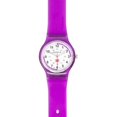 thumbnail image 2 of Dakota 27378 Easy Clean Water Resistant Ladies Plastic Nurse Watch, Purple, 2 of 3