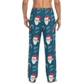 thumbnail image 2 of GZHJMY Christmas Santa Pajama Pants for Men, Lounge Pants Lightweight Men Pajama Bottoms with Drawstring Pockets, Christmas New Year Birthday Gifts, Medium, 2 of 6