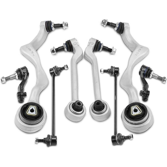 A-Premium Front Suspension Kit Control Arm Ball Joint Tie Rod End Sway Bar Link Compatible with BMW X1 2013-2014, Z4 2009-2016, 323i, 325i, 328i, 330i, 335d, 335i, 335is, 128i, 135i 8-PC Set