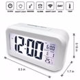 thumbnail image 5 of Digital LCD Alarm Clock with Calendar Thermometer, 5 of 5