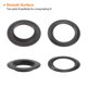thumbnail image 4 of Kit de ojales de metal de cobre Uxcell de 20 juegos de 20 mm redondos con arandelas para cortinas, ropa, bolsas de cuero, negro, 4 of 6