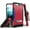 Hot Pink/Black, variant on Case with Clip for iPhone SE 2022/2020, Hot Pink Tri-Shield Rugged Cover and Belt Hip Holster [Kickstand + Credit Card Slot + Strap] for iPhone SE (2022/2020), iPhone 8, iPhone 7