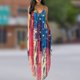 thumbnail image 1 of Vestido Del Día De La Independencia Vestido del Día de la Independencia Vestido de moda para mujer Suave para el baile del club nocturno (Azul XL) Cgtredaw Para estrenar, 1 of 1