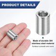 thumbnail image 2 of Espaciadores de acero inoxidable Uxcell 8Pcs M6 6mm ID x 10mm OD x 15mm l para tornillos y pernos, 2 of 6