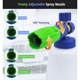 thumbnail image 4 of YeewayVeh Pressure Washer Gun and Foam Cannon Kit, 5000PSI Short Power Washer Gun with M22-14 Connector, 1/4 Inch Quick Foam Cannon Soap Sprayer with 2 Nozzles for Car Wash, Blue, 4 of 9