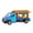Blue, variant on Penmahua Blue Inertia Toy Car Simulation Snack Van Design For Children Play With Openable Doors Plastic Construction Blue