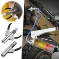 thumbnail image 1 of Heavy Duty Grease Coupler with Locking Handle | Stainless Steel Nozzle & Six Pawl Lock | Double Handle Design for Easy One-Handed Operation | No Leak Grease Injector Tip, 1 of 3