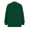 thumbnail image 4 of Kmdttou Women's Plus-Size Top Oversized Sweatshirt Crewneck Casual V Neck Long Sleeve Shirts Fleece Pullover Tops Fall Teens Preppy Clothes on Clearance!, 4 of 8