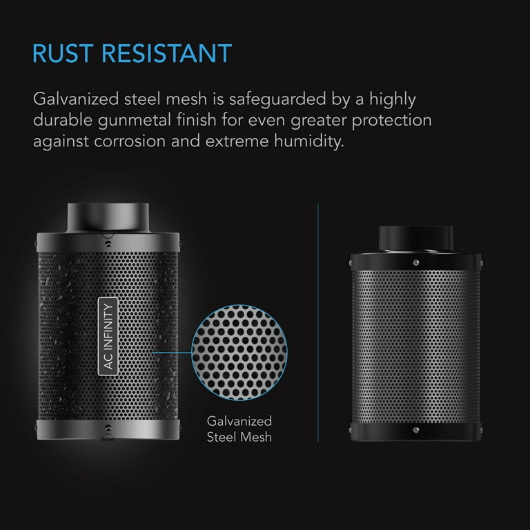 Hydroponic charcoal 2024 air filter