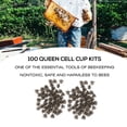 thumbnail image 3 of Queen Bee Rearing Cup Plastic Vivid Color Beekeeping Bee Cell Cup Easy Operation Beekeeper Supplies 100pcs, 3 of 7