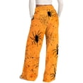 thumbnail image 5 of Halloween Sweatpants for Women Lightweight Running Sport Printed Halloween Wide Leg Pants for Women, 5 of 6