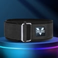 thumbnail image 4 of Ceinture d'Haltérophilie Réglable en Polyester pour Hommes Femmes (S Noir), 4 of 8