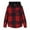 Red, variant on Otqutp Toddler 2024 Tops Teen Little Boy Hooded Coat Outwear Long Sleeve Button Down Plaid Shirts Casual Hoodie Jacket Top with Pockets