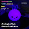 thumbnail image 5 of Silicone LED Night Light, Rechargeable Portable Touch Bunny Lamp, USB Powered Soft Glow Nightlight, 5 of 5