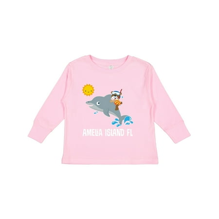 

Inktastic Amelia Island Florida Gift Toddler Boy or Toddler Girl Long Sleeve T-Shirt