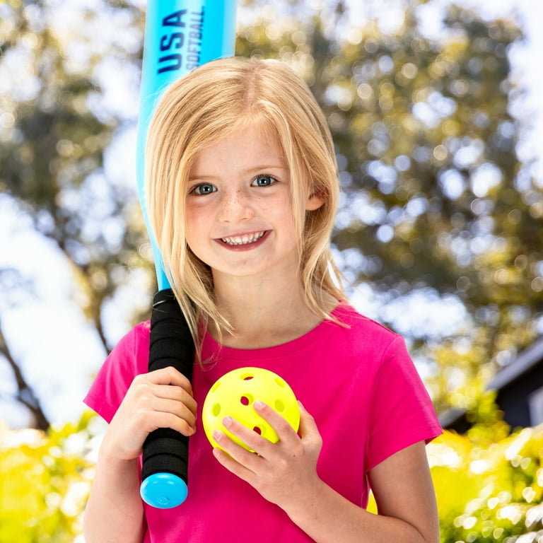 Set De Baseball Enfant Franklin Sports - Batte Jumbo 24" Et Balle USA Softball