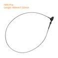 thumbnail image 2 of Unique Bargains Snap Lock Pins Loop Price Tag Fastener Plastic Tags Ties black 7 inch 1000pcs, 2 of 5