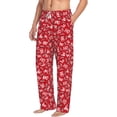 thumbnail image 2 of Uemuo Hohoho3 Pattern Men's Wide Leg Palazzo Lounge Pants with Pockets Light Weight Loose Comfy Casual Pajama Pants-XX-Large, 2 of 9