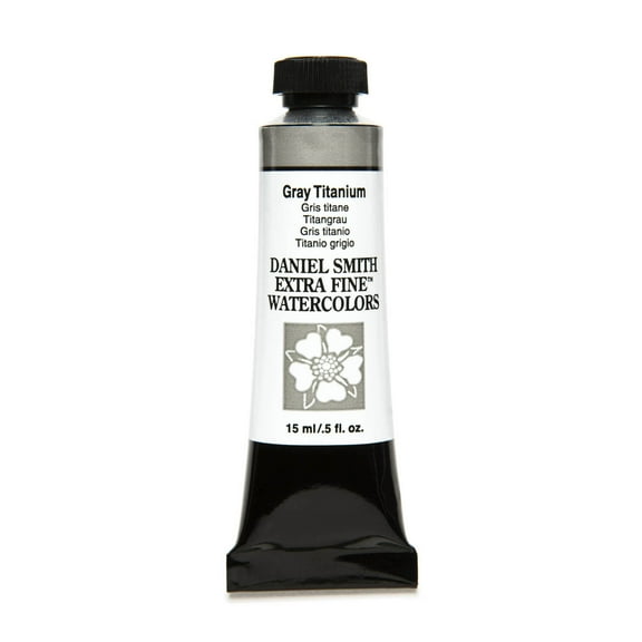 Daniel Smith Extra-Fine Watercolor, 15ml, Gray Titanium