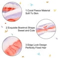 thumbnail image 3 of ZOUYUE 8 Pack Spa Headband for Washing Face, Girls Makeup Bow Tie Hair Band, Microfiber Women Headbands, Elastic Headband to Wash Face Skincare Cosmetics Shower- White, Brown, Rose Pink, Light Pink, 3 of 7