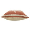 thumbnail image 6 of Ox Bay Ava 20" x 20" Orange/White Medallion Cotton Adult Decorative Throw Pillow, 6 of 9