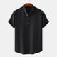 thumbnail image 2 of Camisas Para Hombre Camisa Hawaiana Casual Botones Sólidos Jersey de Playa Cuello Alto Blusa de Manga Corta Odeerbi  ODB157228, 2 of 9