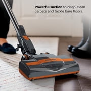 Shark Rocket Ultra-Light Corded Stick Vacuum, Carpet and Hardfloors, Pet Friendly, with Swivel Steering, HV301 Gray/Orange