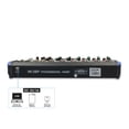 thumbnail image 4 of Mezcladora Mixer De 10 Ch 99 Efectos Bluetooth Usb- Steelpro, 4 of 5
