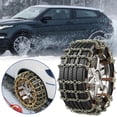 thumbnail image 4 of SharkTRUE Snow Tire Chains, Auto Tire Traction Wheel Chains, Adjustable Universal Emergency Thickening Chains, Reusable Snow Tire Chains for Passenger Car, Pickup Trucks, SUV, 4 of 8