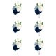 thumbnail image 2 of 6x Boutonniere Rose Rosages Decoración Bridal Bridal Bridegroom Boutonnieres para el aniversario de eventos del Día de San Valentín, 2 of 8