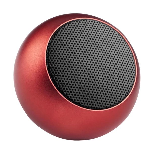 Altavoces Bluetooth pequeños, compactos y portátiles, ideales para viajes, camping y exteriores. Rojo