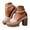 Beige, variant on Platform High Heels for Women T Strap Chunky Heeled Sandals Open Toe Wedding Party Prom Dress Shoes with Ankle Strap Size 6-10