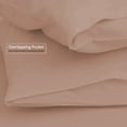 thumbnail image 5 of Hearth & Harbor 6-Piece 1800 Thread Count Taupe Microfiber Bed Sheet Set, King, 5 of 6