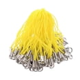 thumbnail image 2 of Bunblic 100 Pieces Phone Lanyards Phone Dangle Straps Wrist Lanyards DIY Phone Ropes Lariat Charm Lanyards for Flash Decors Keychains Yellow, 2 of 8