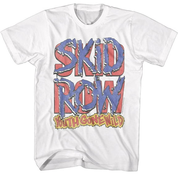 Skid Row Logo and YGW White T-Shirt