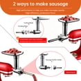 thumbnail image 3 of Metal Food Meat Grinder Attachment for KitchenAid Stand Mixers, 3 of 6