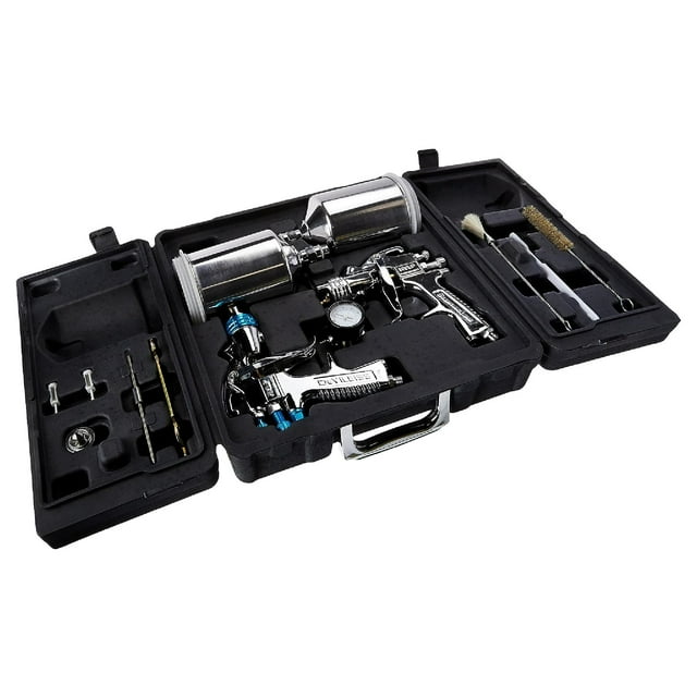 Kit de Pintura y Imprimación para Autos DeVilbiss 802343 Sistema de 2 Pistolas