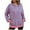 Purple, variant on Zekutng Hoodies for Women Long Sleeve Pullover Casual Fall Winter Striped Sweatshirts with Pockets,Sizes S-2XL