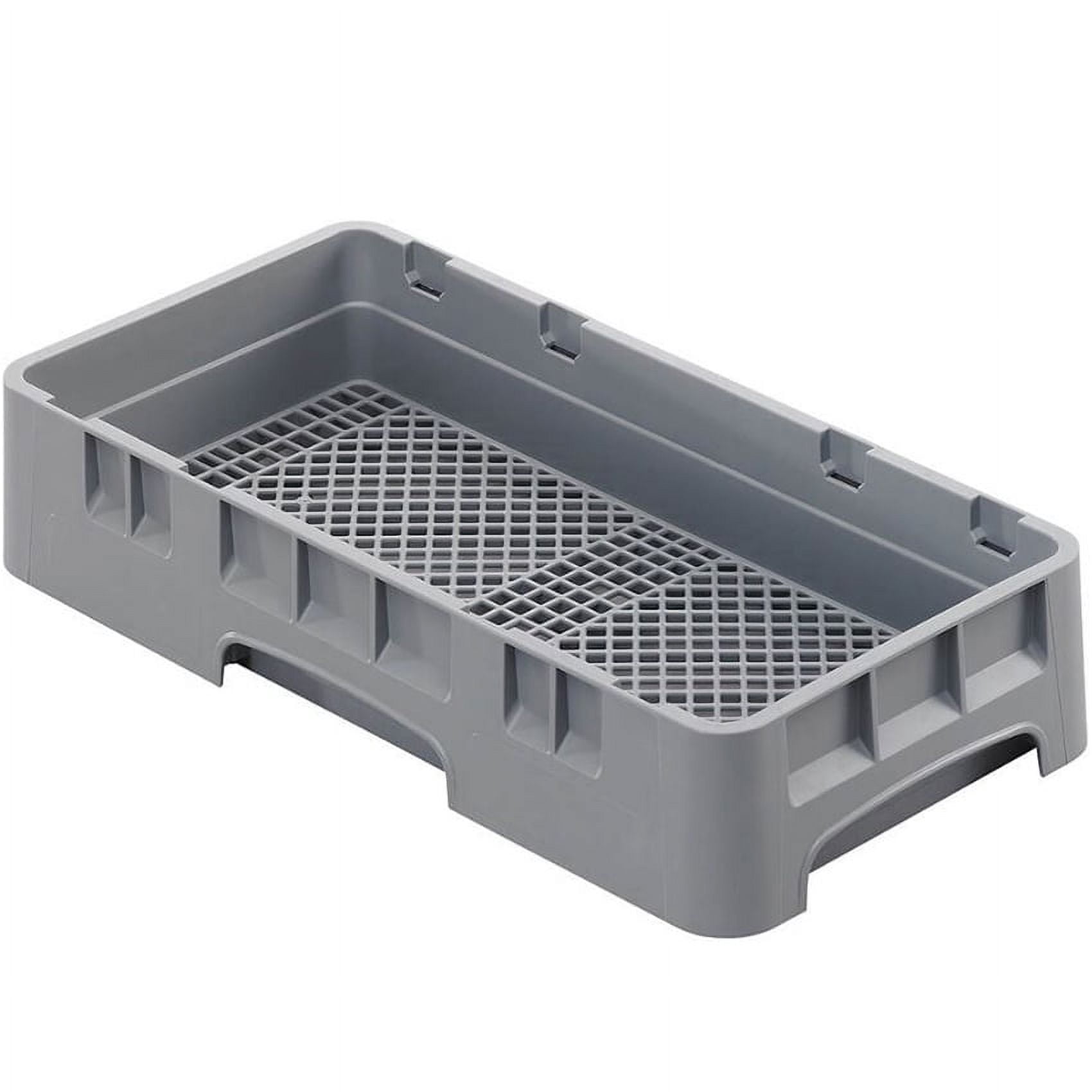 Cambro HFR258151 Camrack Polypropylene Flatware Washing Rack, Half Size, Soft Gray