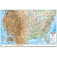 thumbnail image 1 of Map 762542721 Universal Nous Physique Avancé Roulé Papier Map, 1 of 1