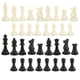 thumbnail image 1 of International chess set made of PP plastic, flannelette stick, king height: 95 mm. Does not contain a chessboard. Does not contain a chessboard., 1 of 4
