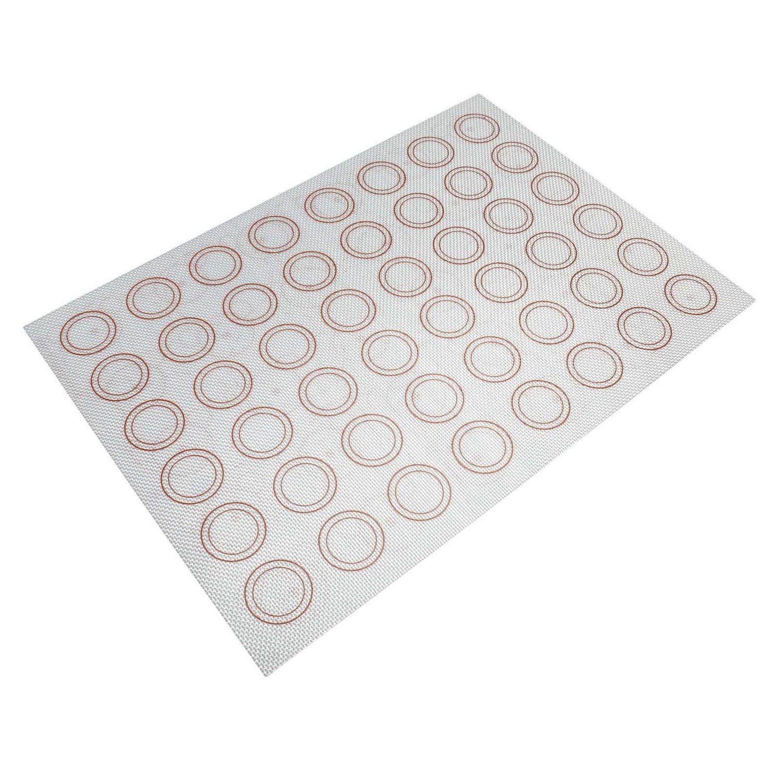 LotFancy Macaron Silicone Baking Mat, 16.5 x 11.5 in, 2Pcs Reusable Half Baking  Sheet, BPA Free 