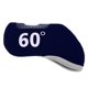 thumbnail image 5 of Accesorios es de la cubierta del protector de la cabeza de la cubierta 60 grados azul marino Sunnimix Cubierta de la cabeza del hierro del golf, 5 of 7
