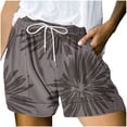 thumbnail image 2 of AXXD Womens Summer Shorts Summer (Not Positioned) Printed Multi Pocket Lace Up Shorts Mother's Day, 2 of 6