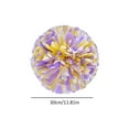 thumbnail image 6 of 4Pcs Matte Cheerleading Pom Poms Handheld PE Flower Cheer Poms Large 30CM Handheld Performance Props Type 9, 6 of 8